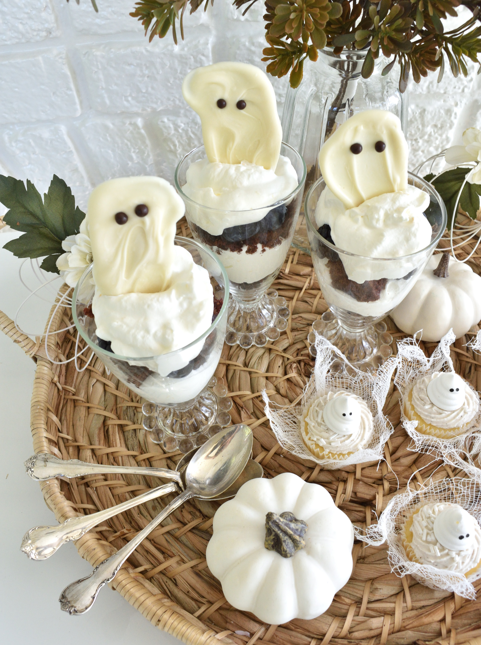 ghost themed treats