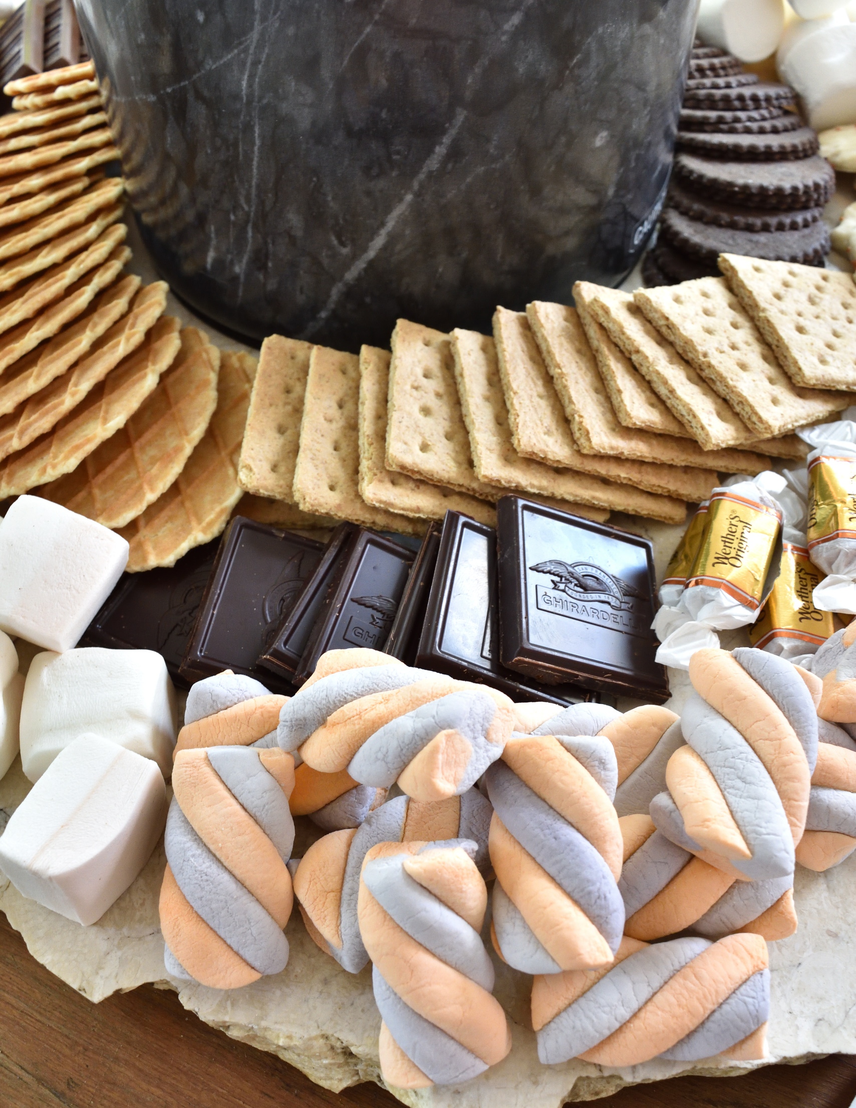 table-top s'mores charcuterie