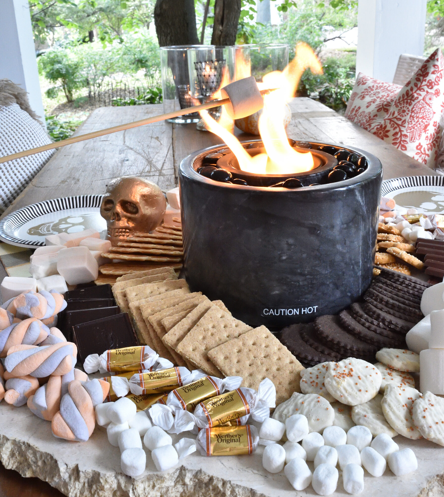 table-top s'mores