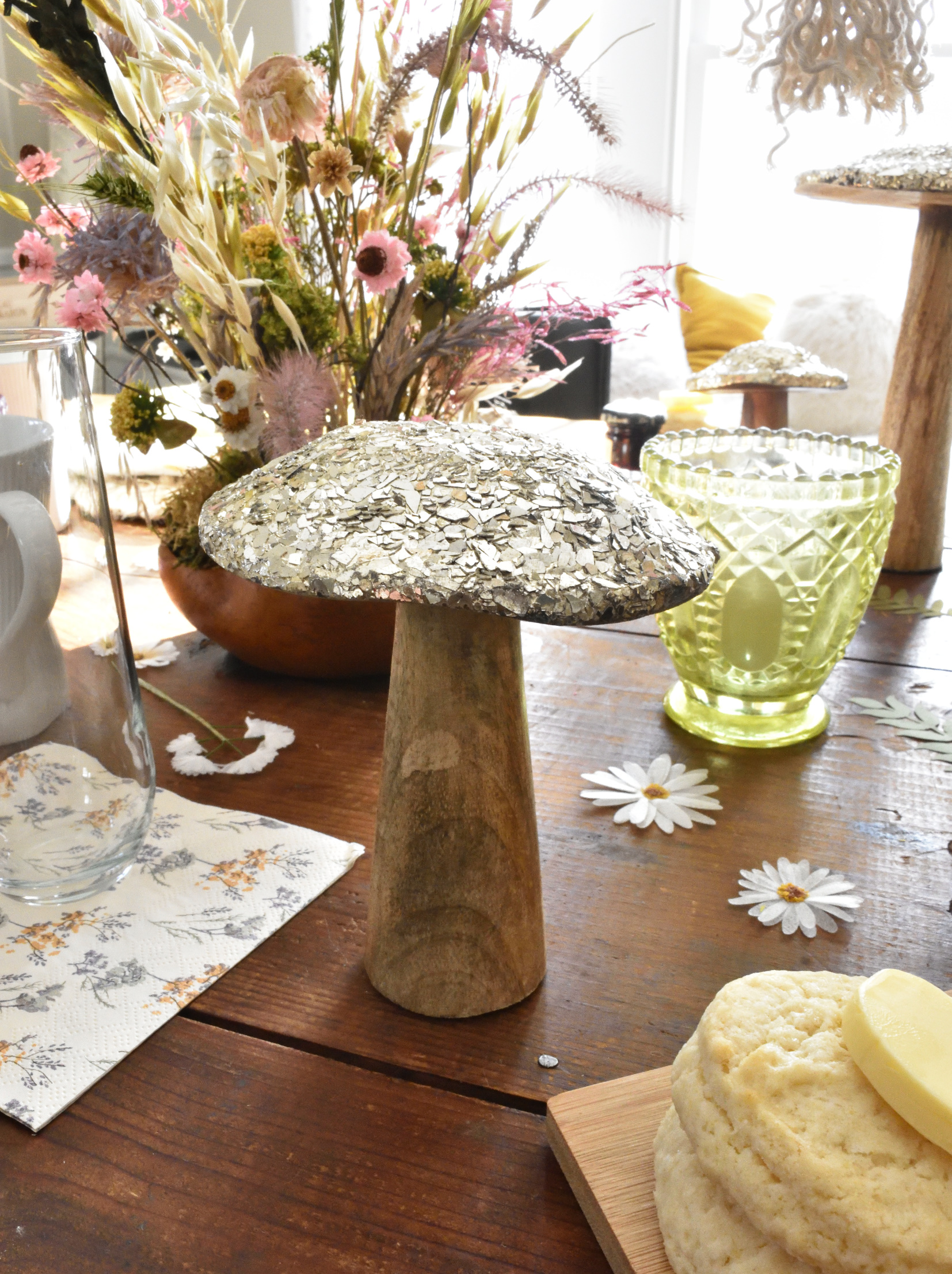 an enchanting brunch table