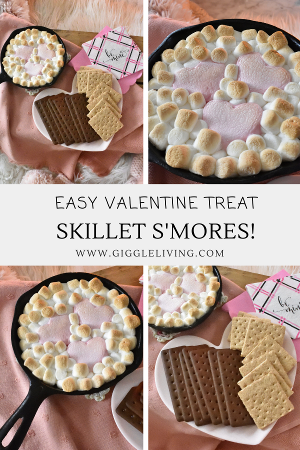 Valentine skillet s'mores