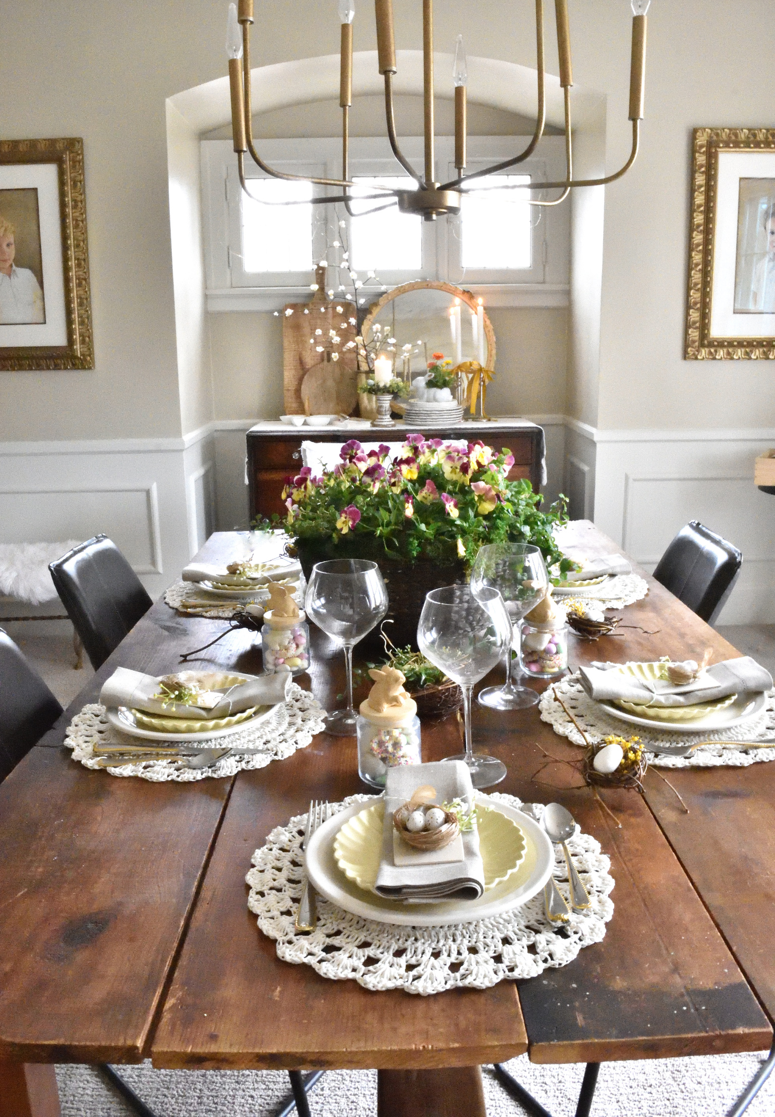 planning a simple Easter table