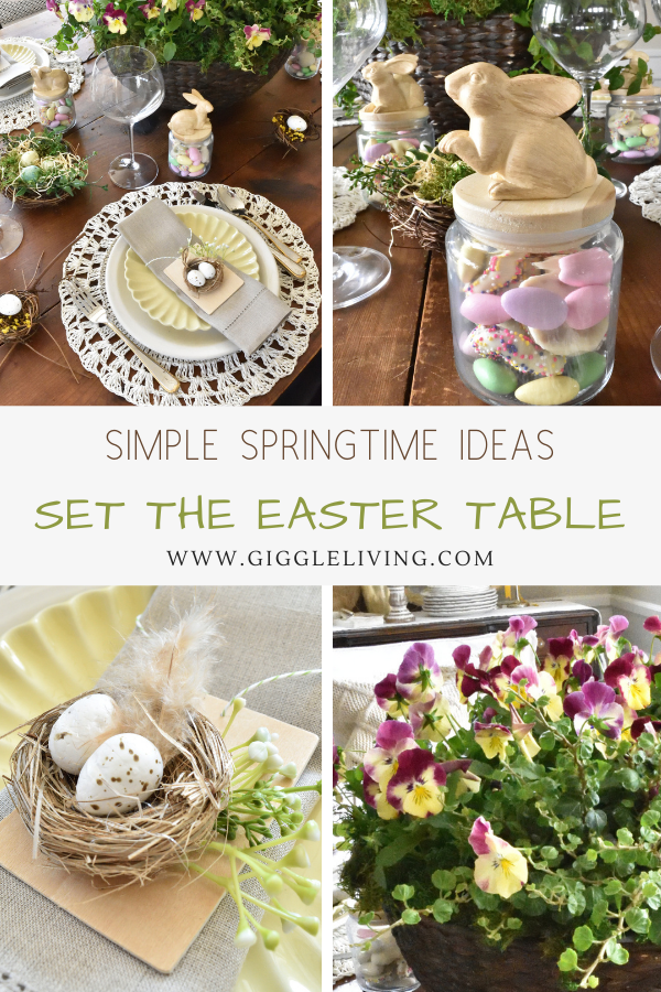 Planning a simpe Easter table