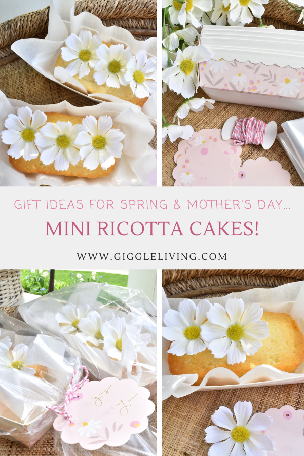 Mini ricotta cakes for Mother's Day