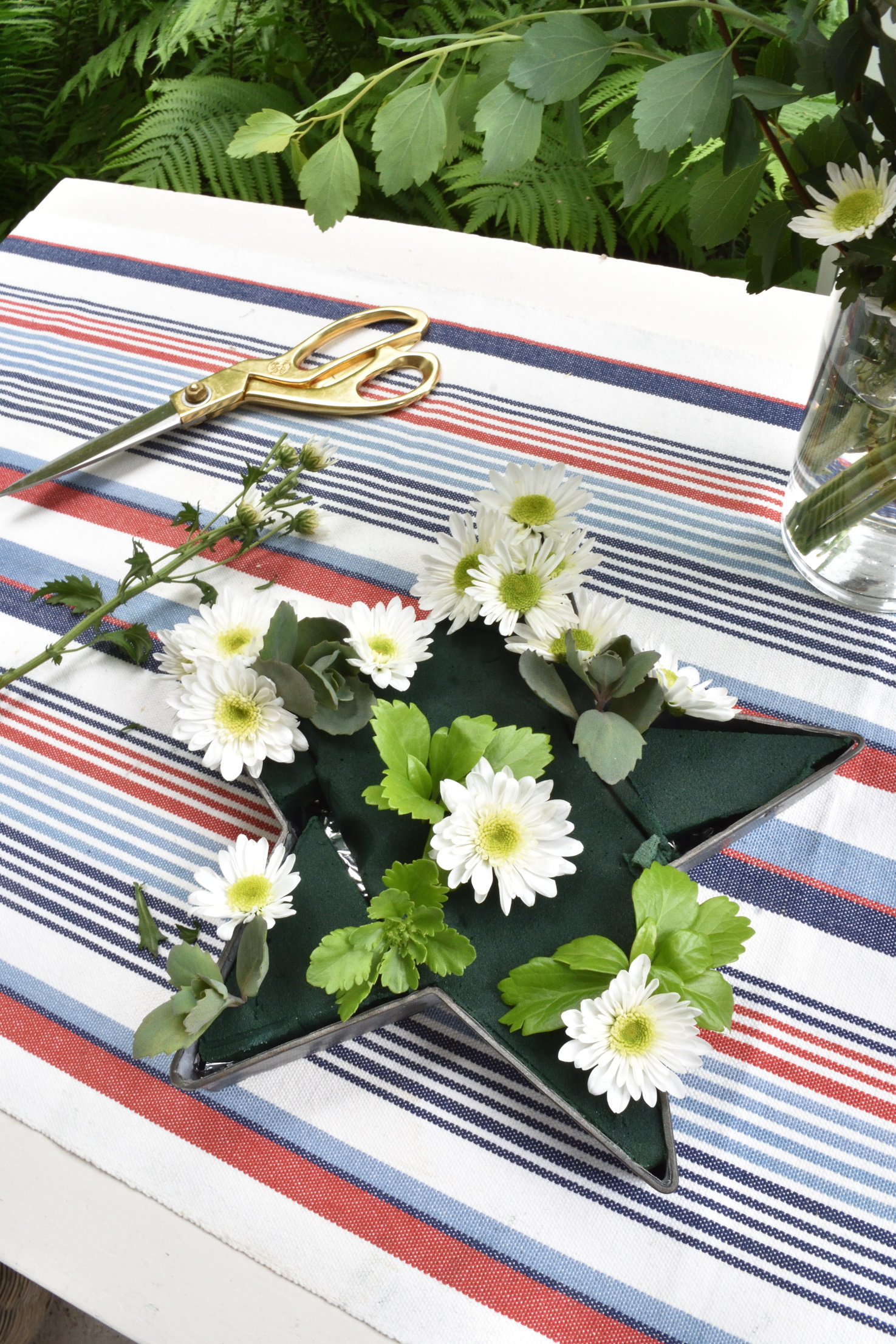 star floral arrangement