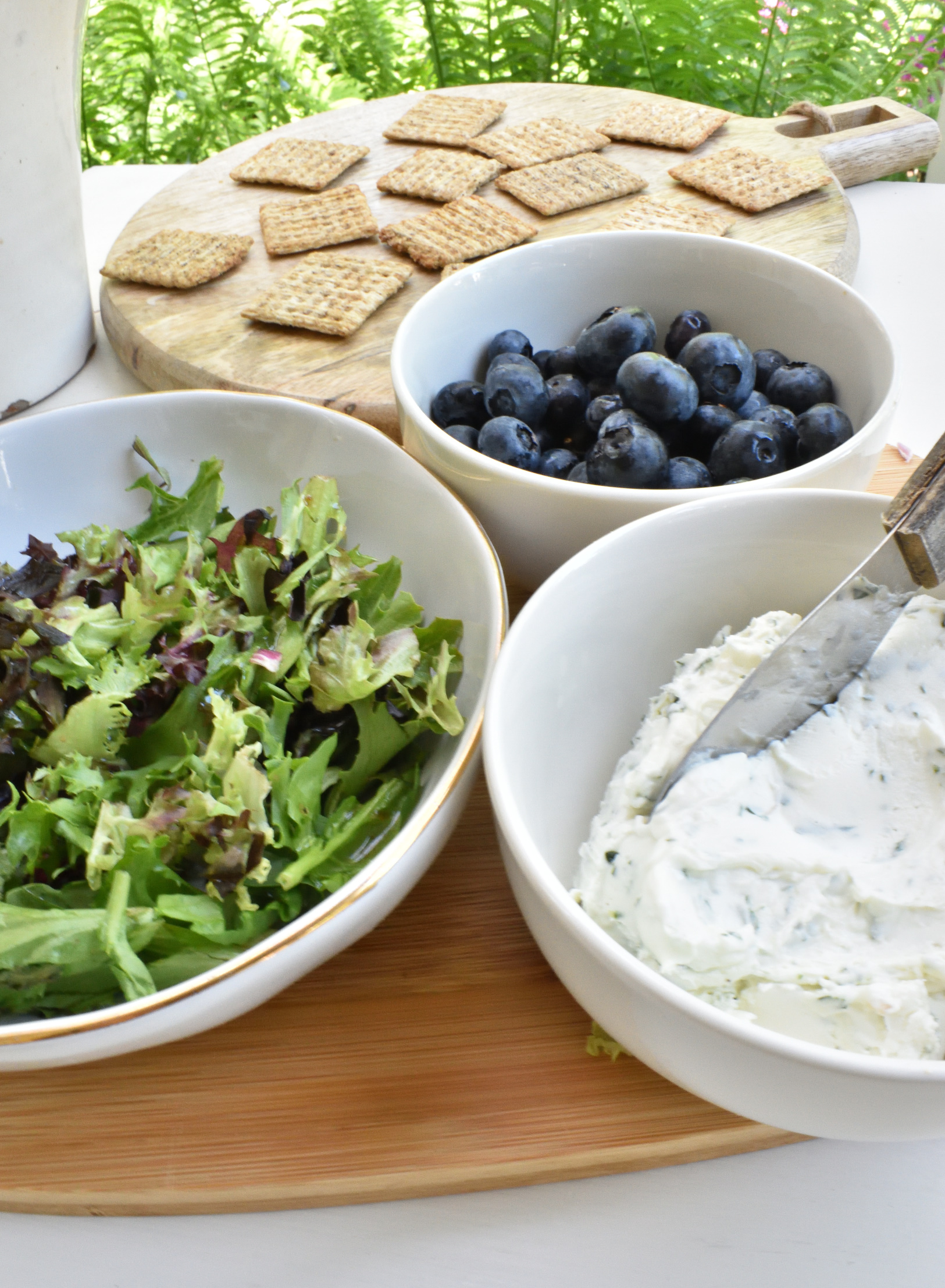 whipped feta and blueberry appetizer tutorial