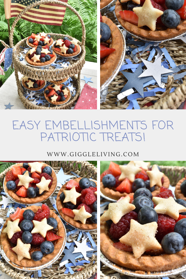 Easy embellishments for Patriotic treats