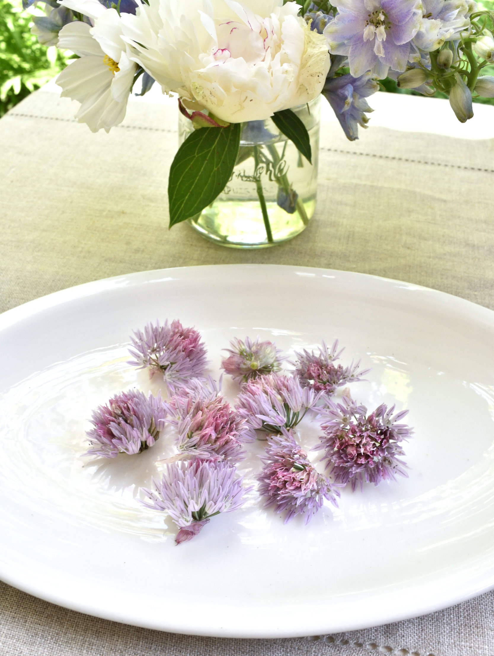 chive blossoms