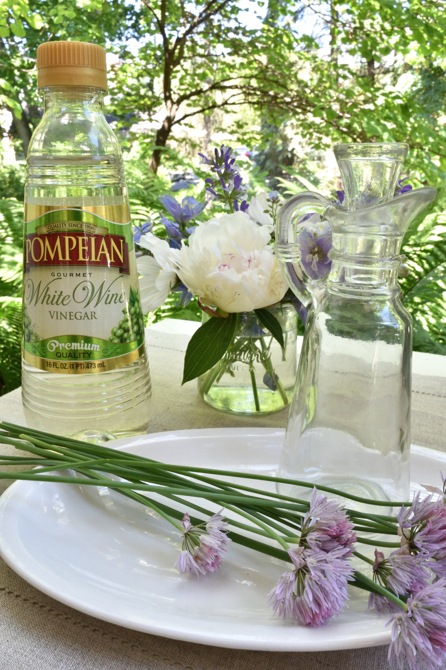 chive blossom vinegar