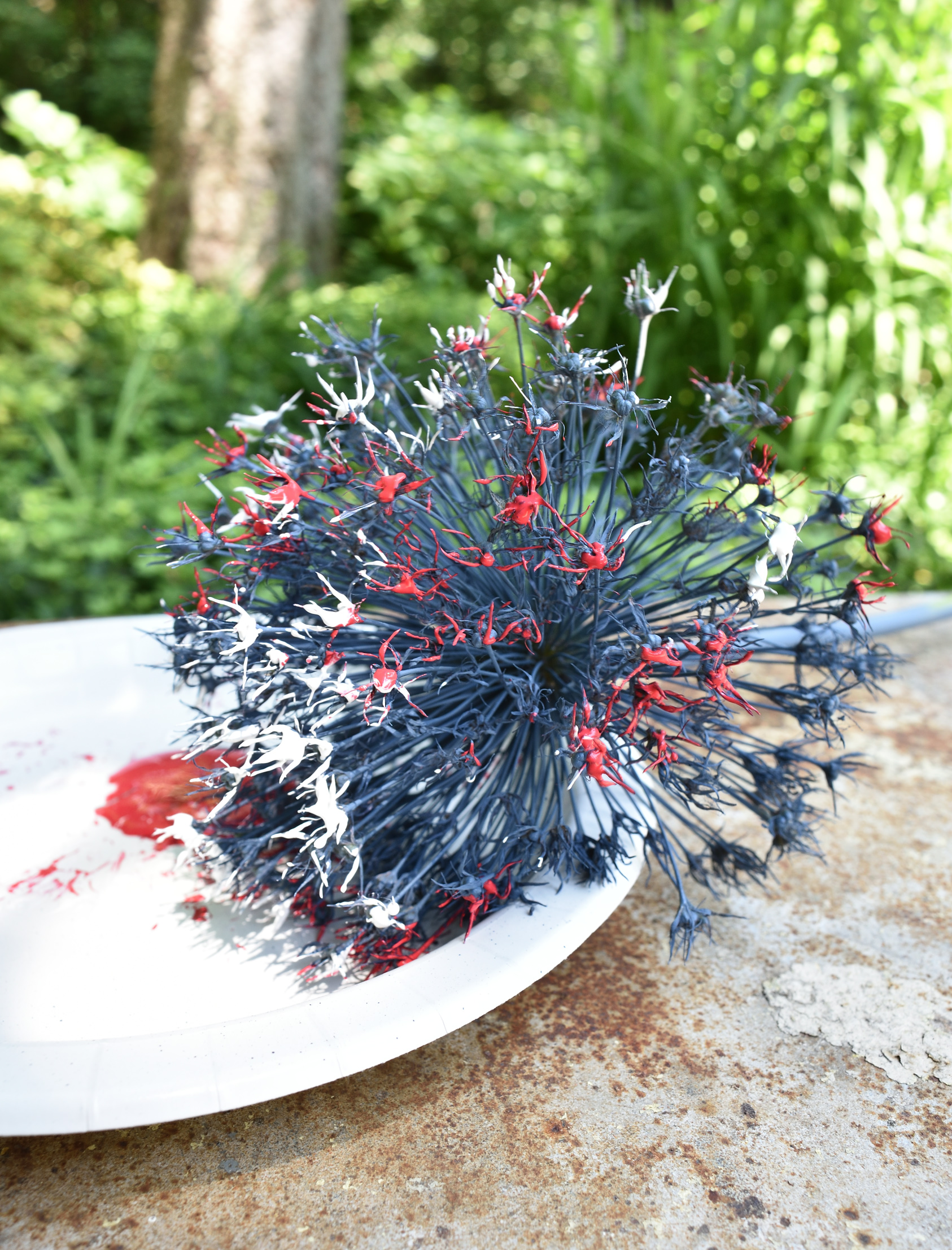 a patriotic centerpiece diy