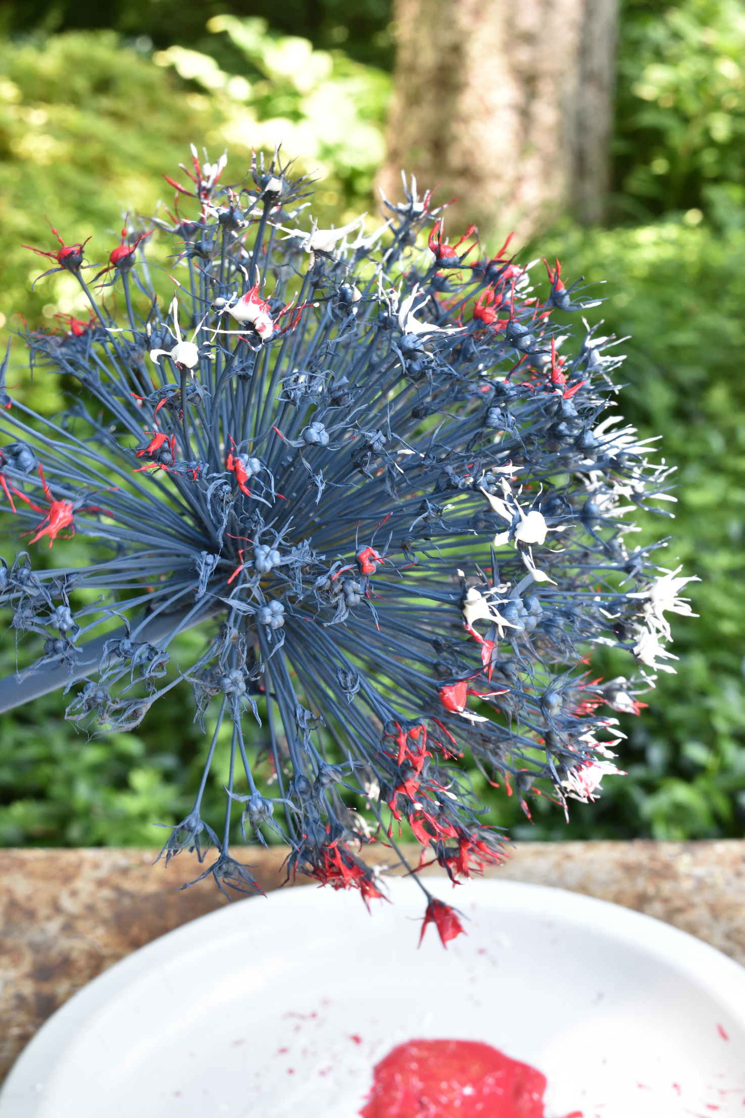 a patriotic centerpiece diy