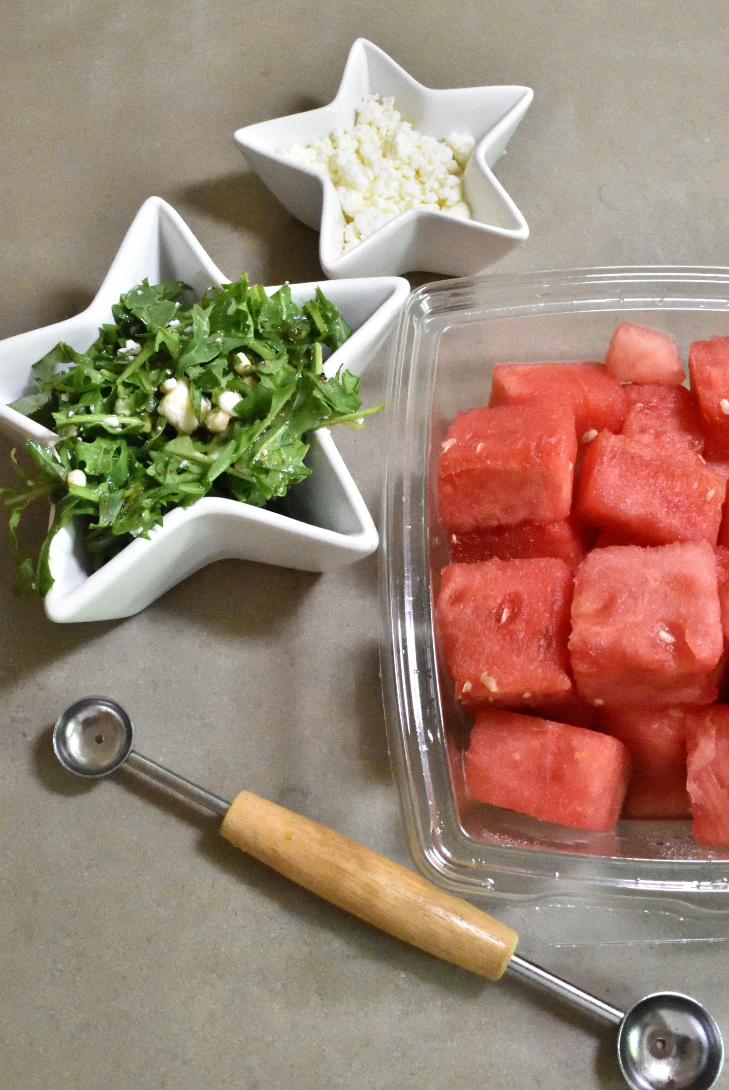 watermelon salad bites