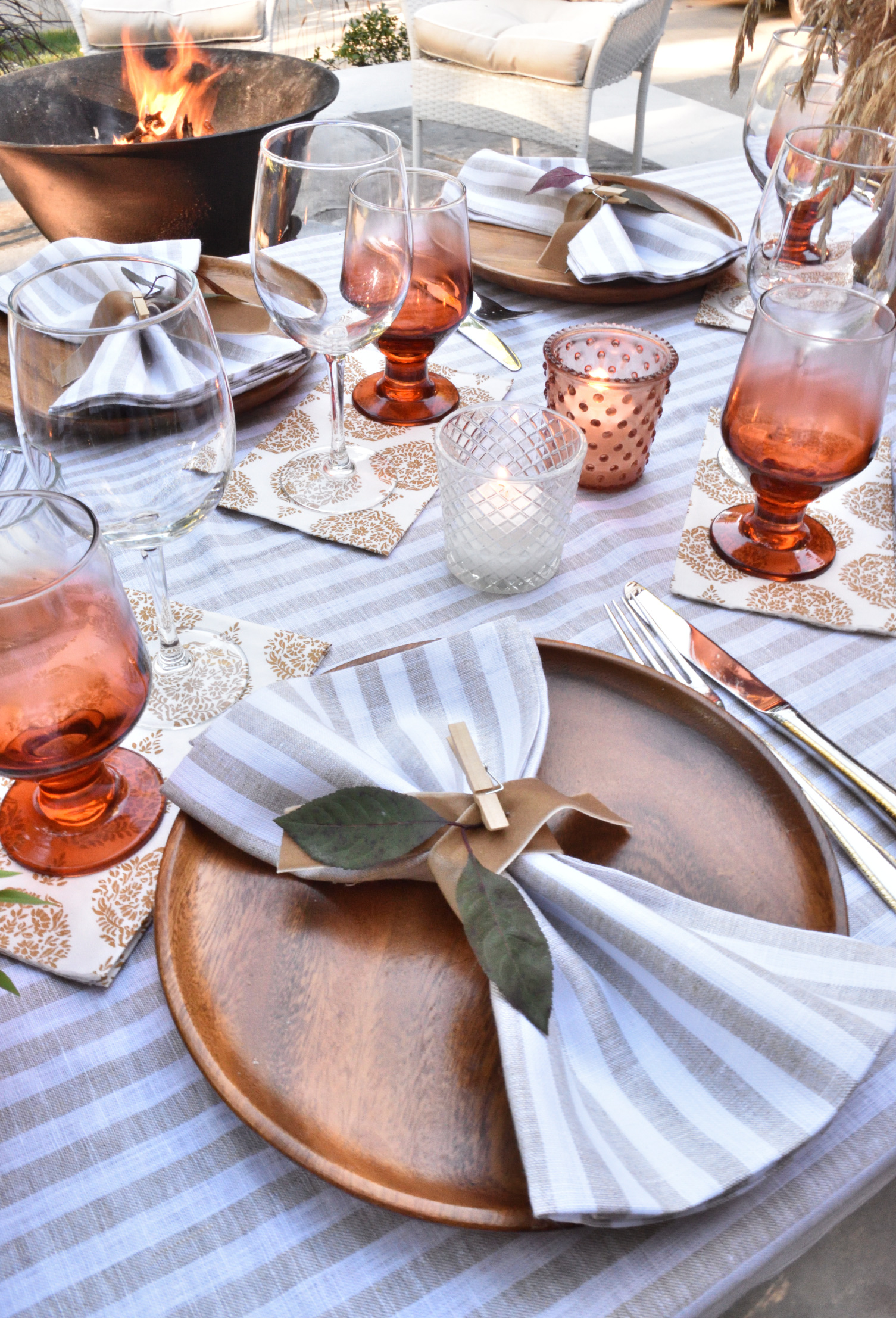 alfresco dining details