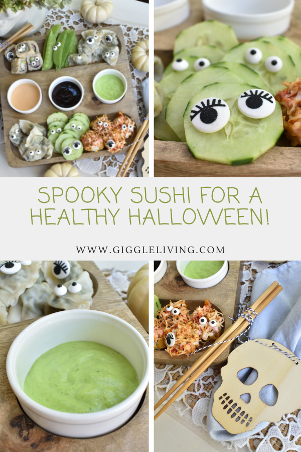 spooky sushi for halloween