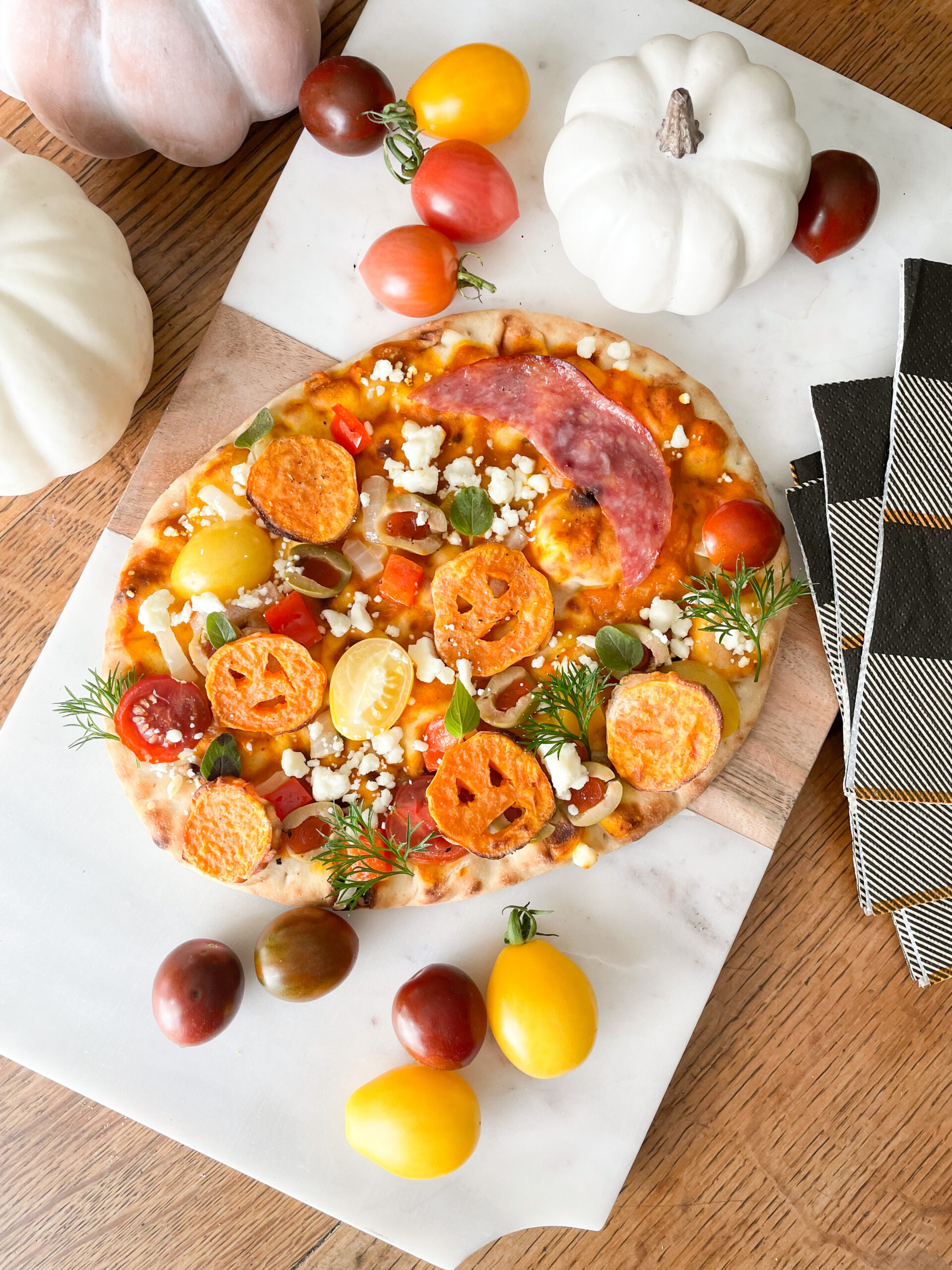 pumpkin flatbread pizza