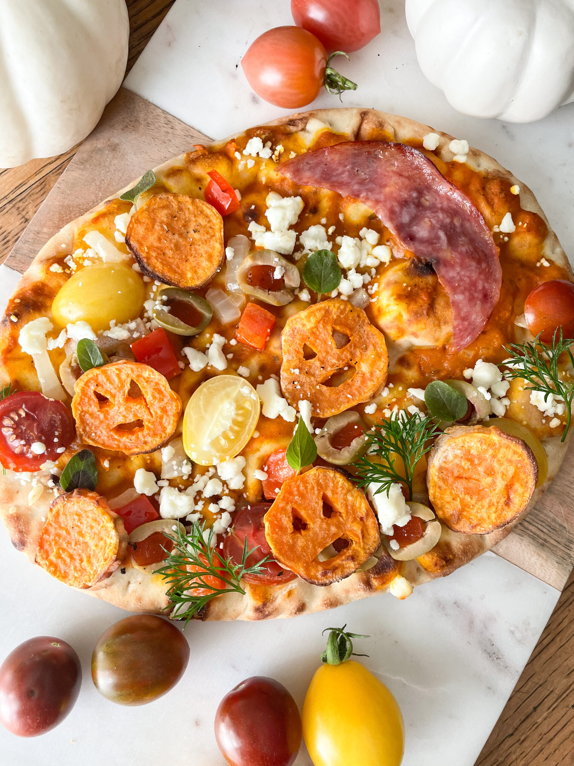 pumpkin flatbread pizza