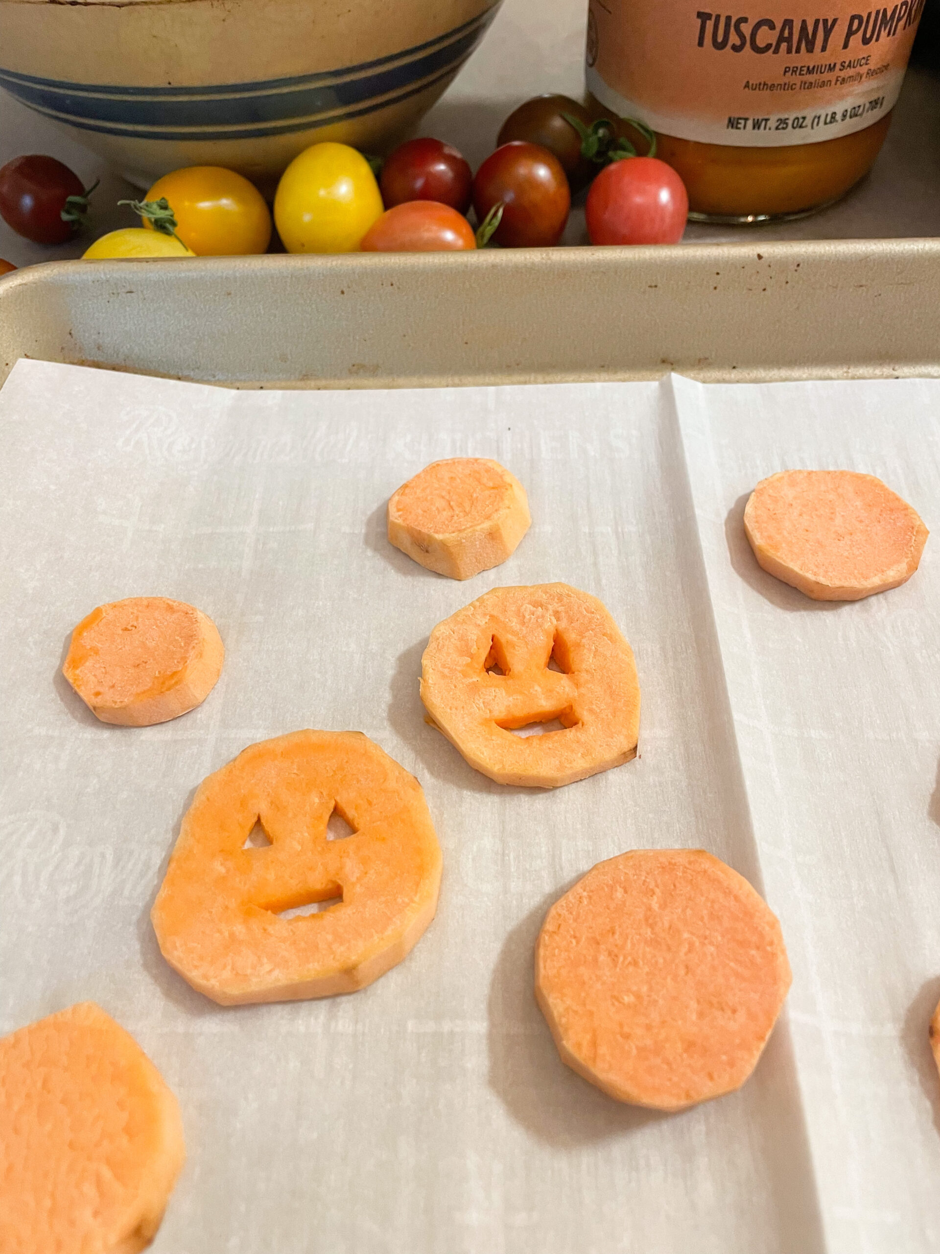 roasted sweet potato pumpkins