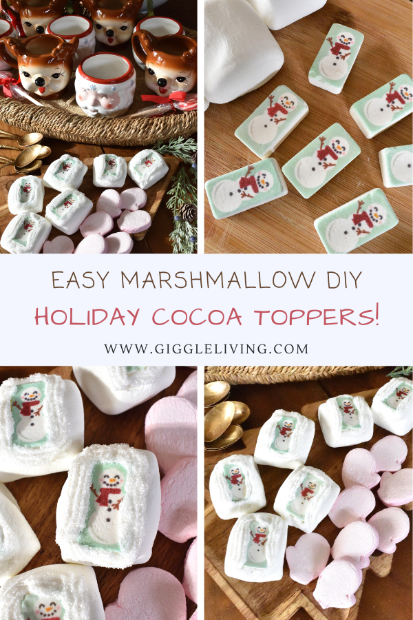 Festive hot cocoa toppers DIY