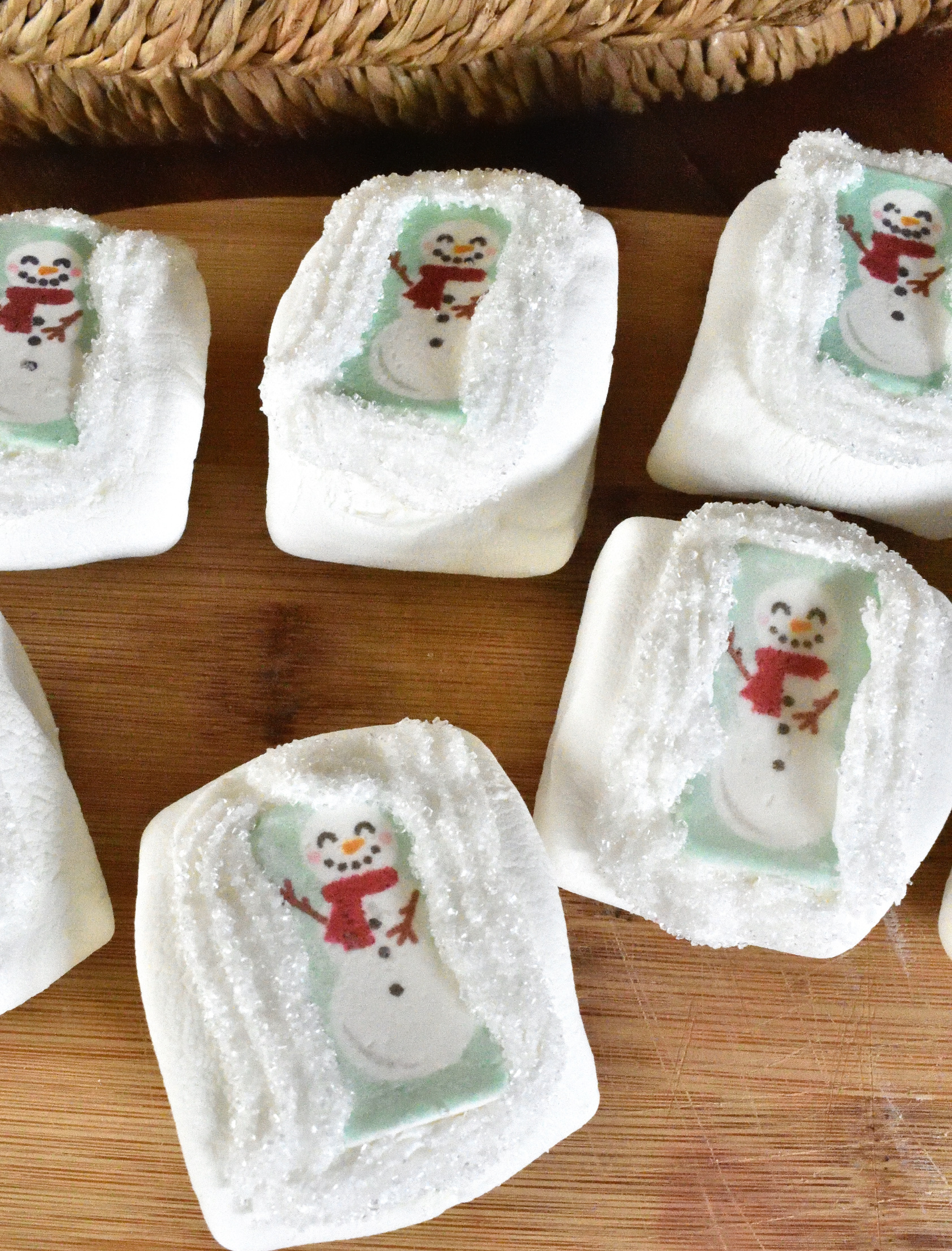 Snowman Marshmallow Hot Cocoa Toppers - The Suburban Soapbox