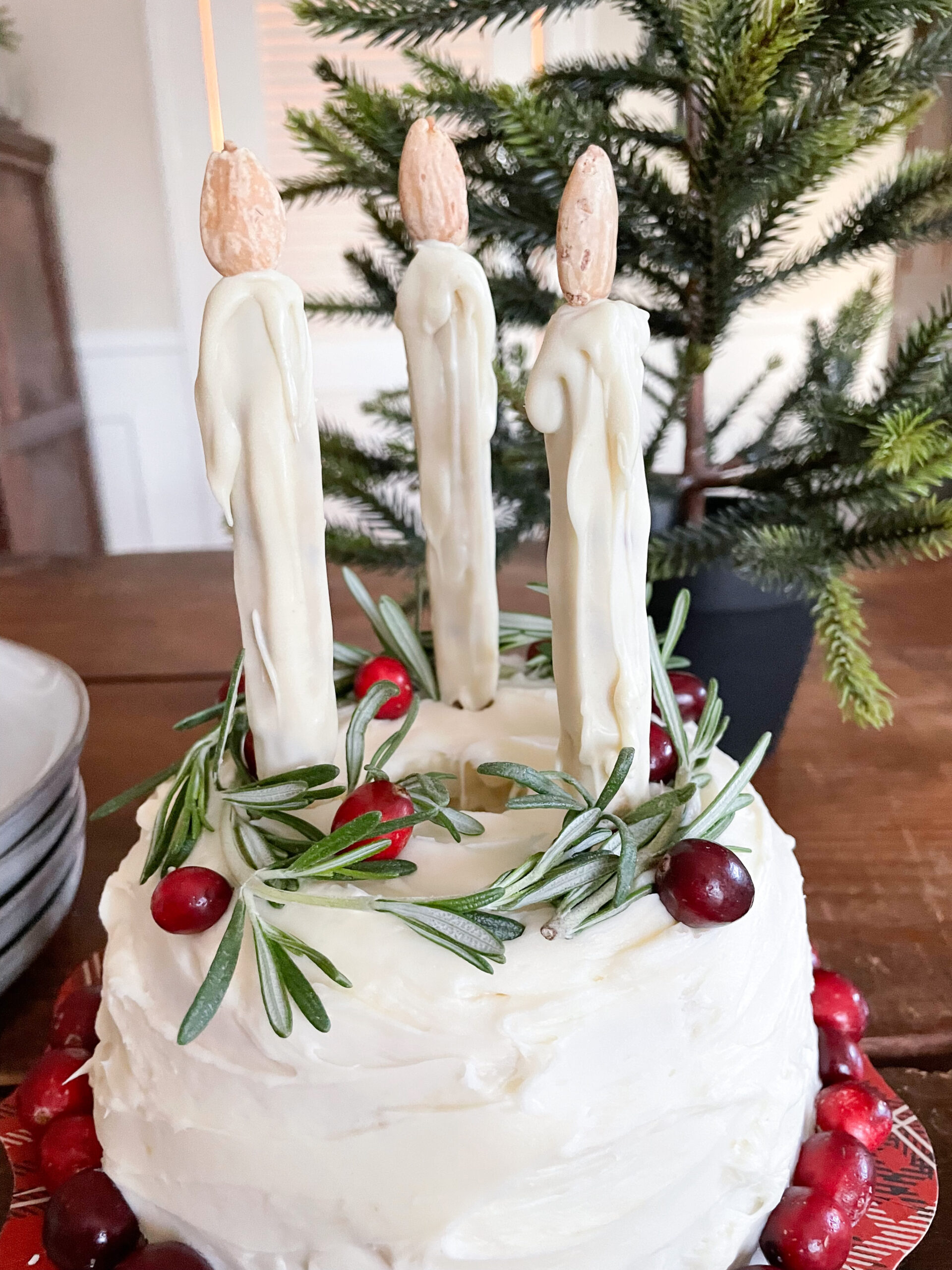 DIY candy candlesticks