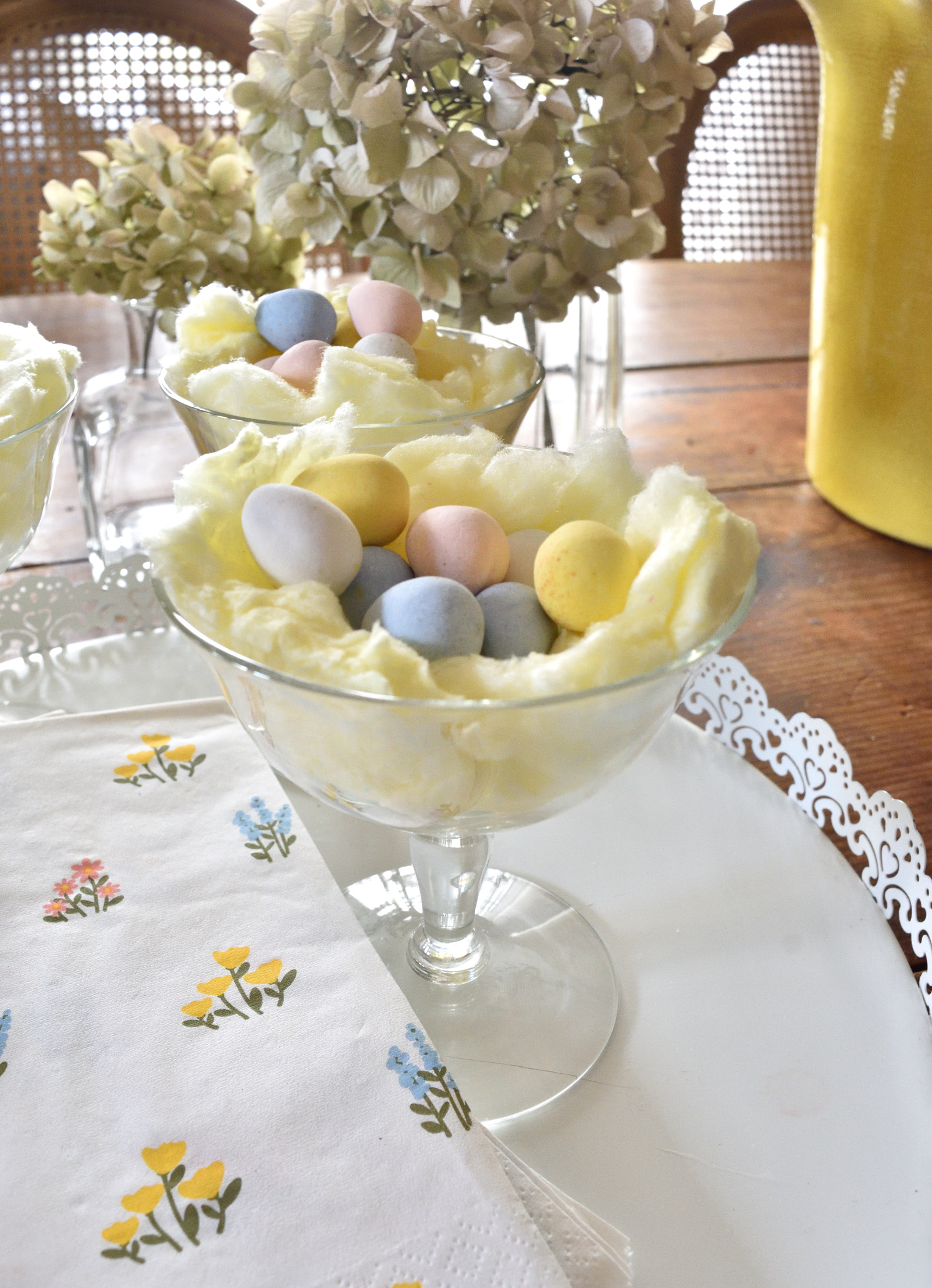 Easter nest dessert