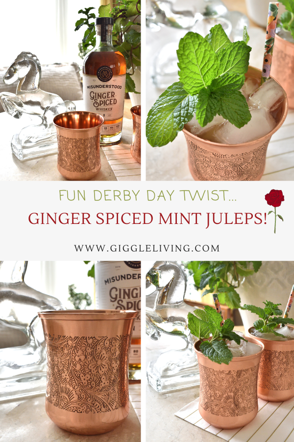 Ginger Spiced Mint Juleps