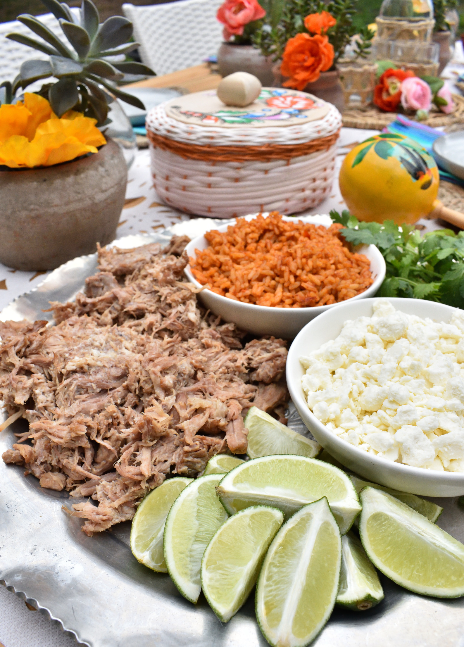 a simple fiesta menu