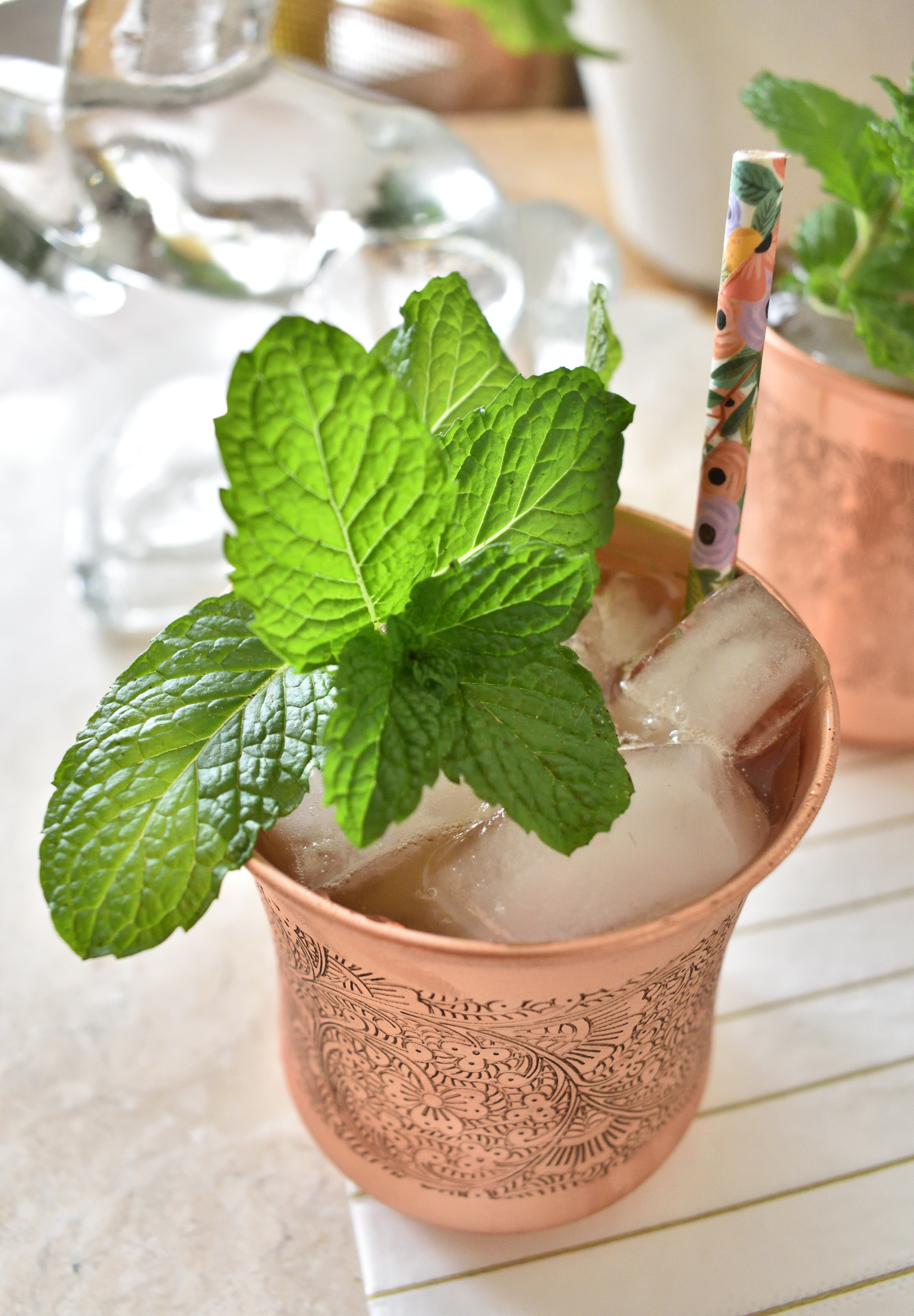 ginger spiced mint julep