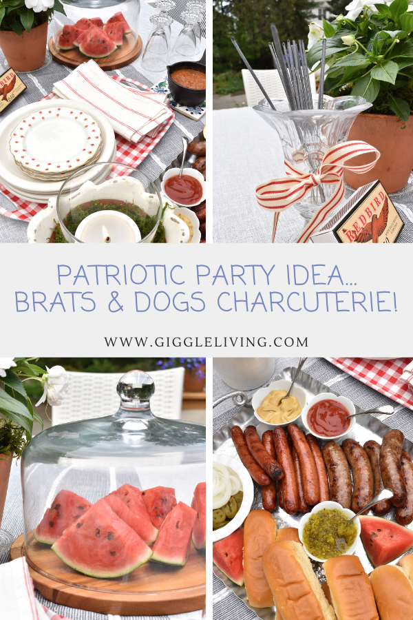 A brats and dogs charcuterie