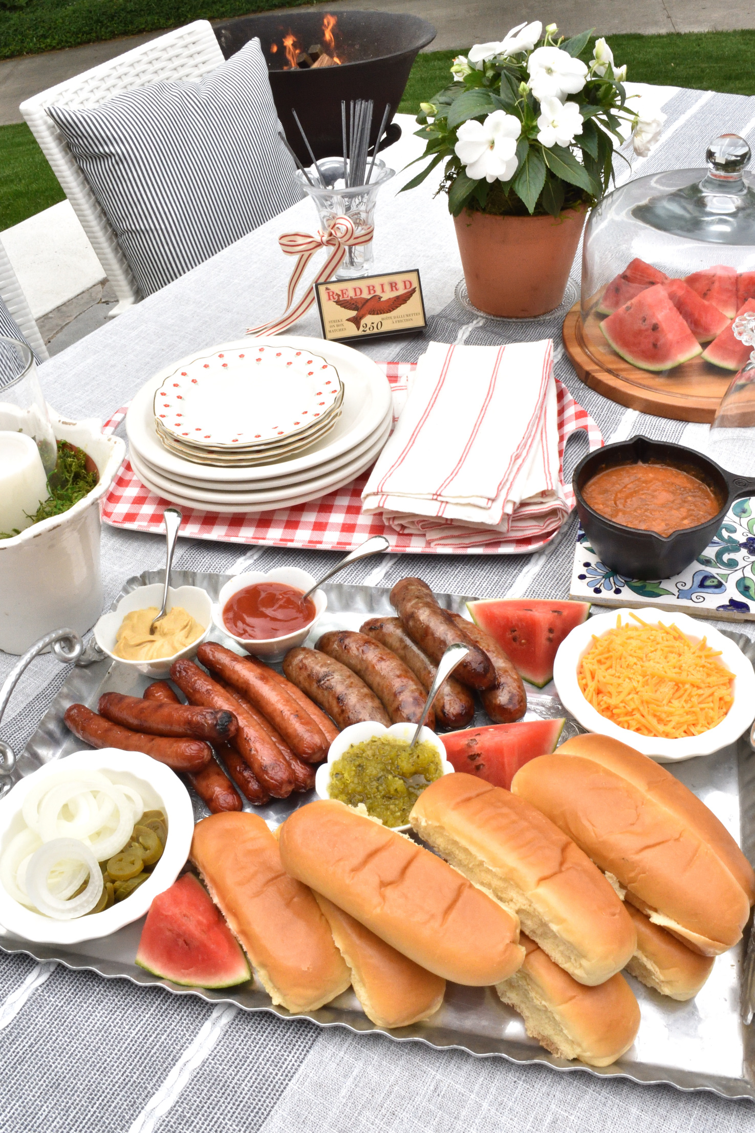 a brats and dogs charcuterie