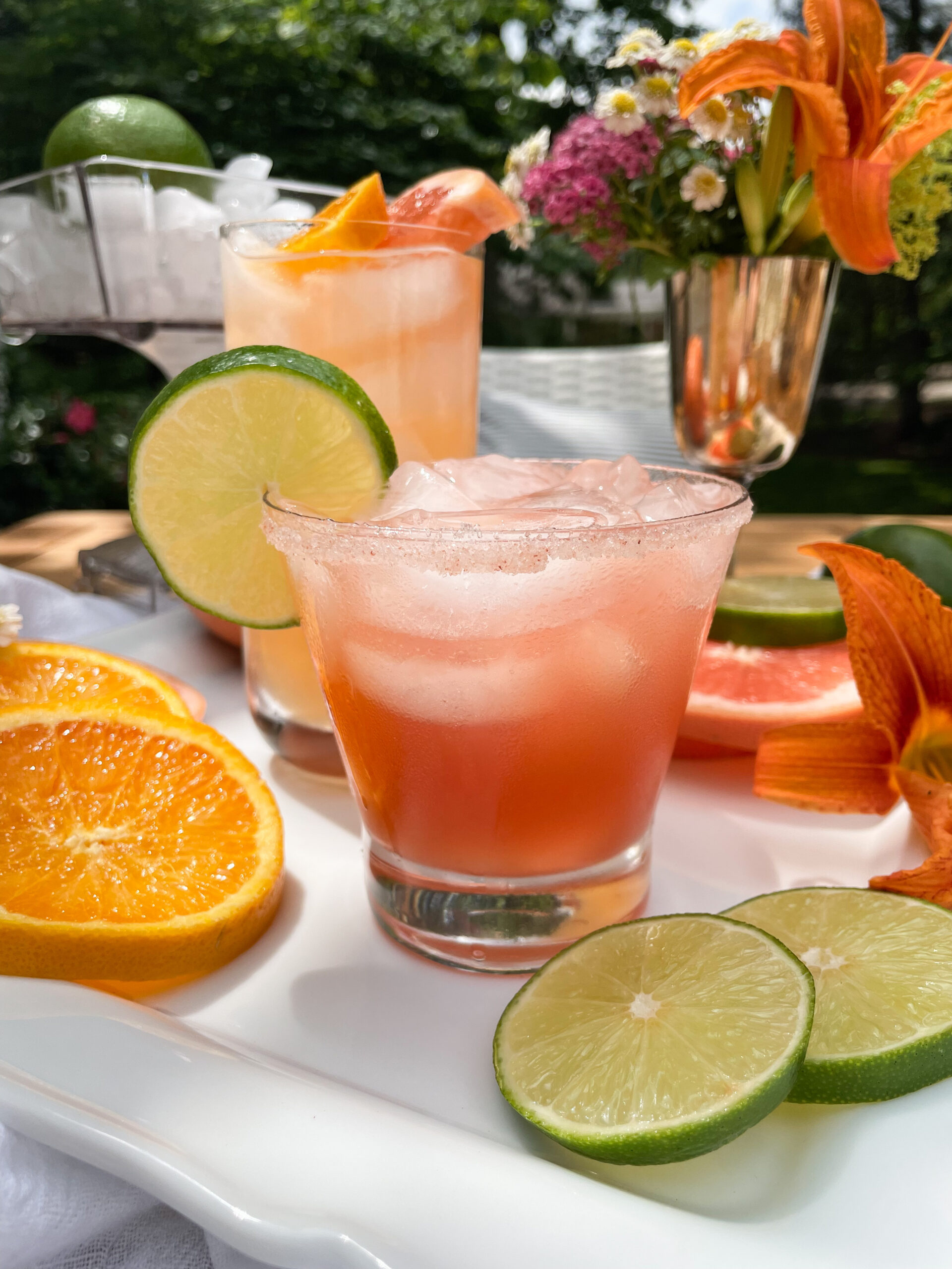 pink grapefruit cocktail