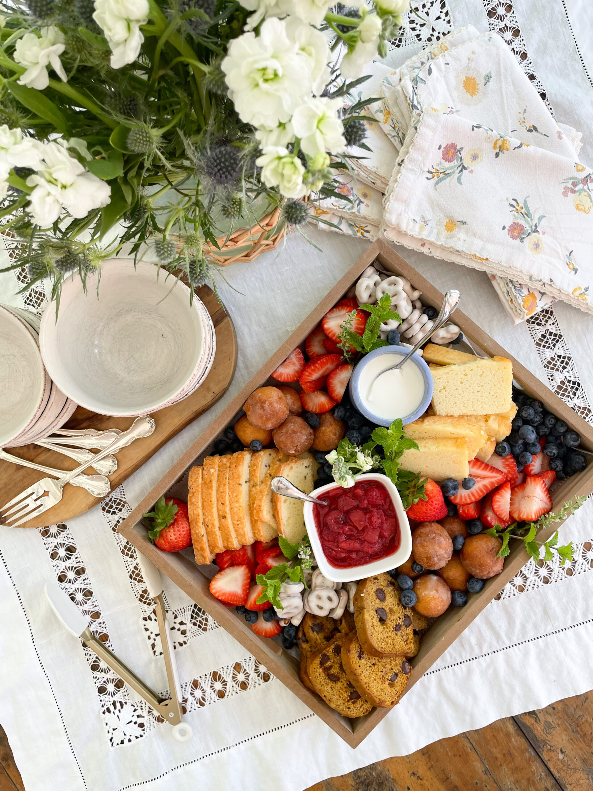 An effortless dessert board