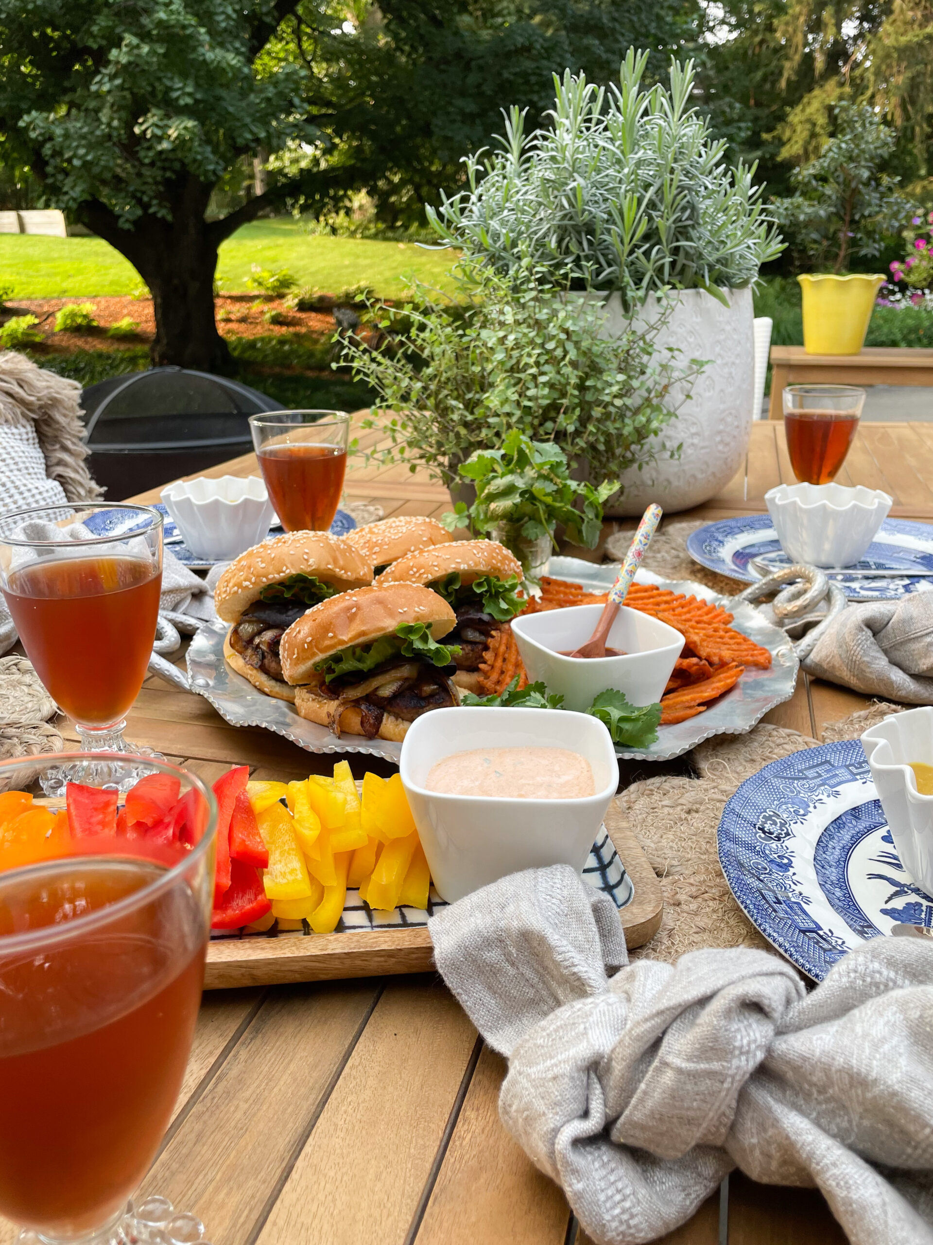 outdoor dinner ideas