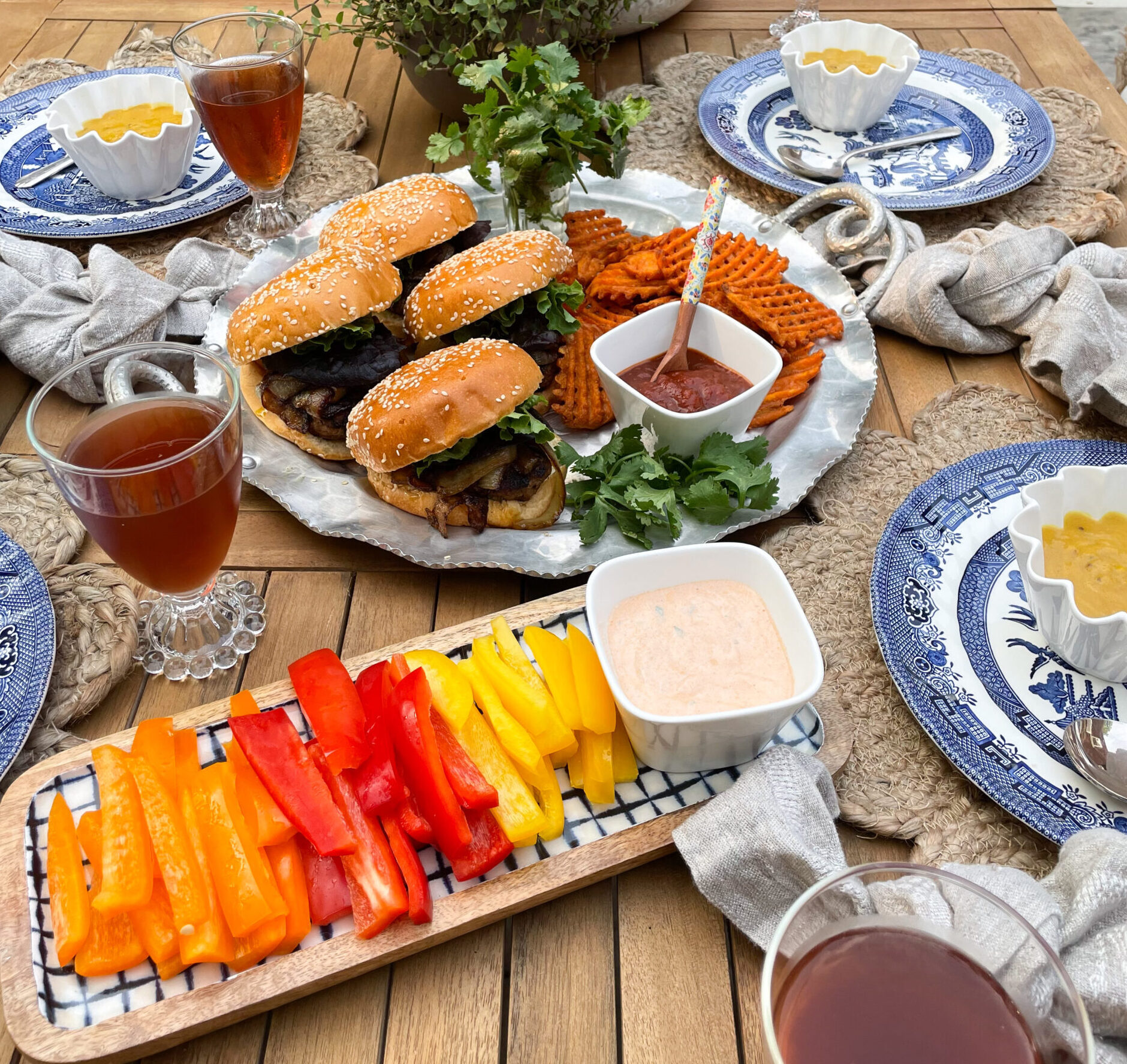 Tikka masala burgers