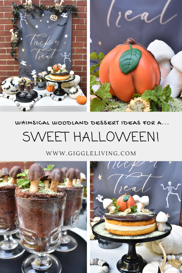 whimsical trick or treat desserts with woodland inspiration
