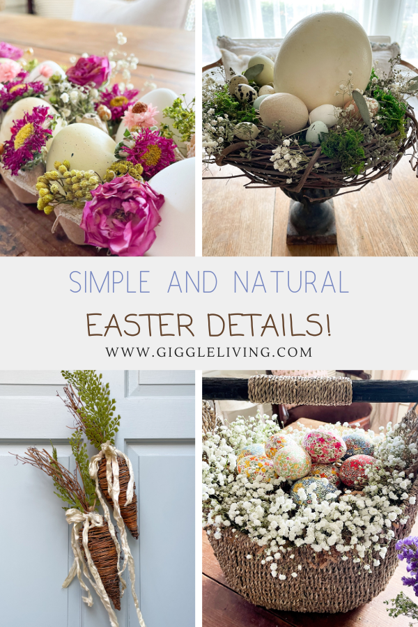 simple & natural Easter details