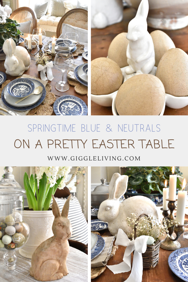 Neutral Easter table ideas