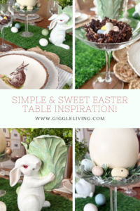 Simple Easter table inspiration