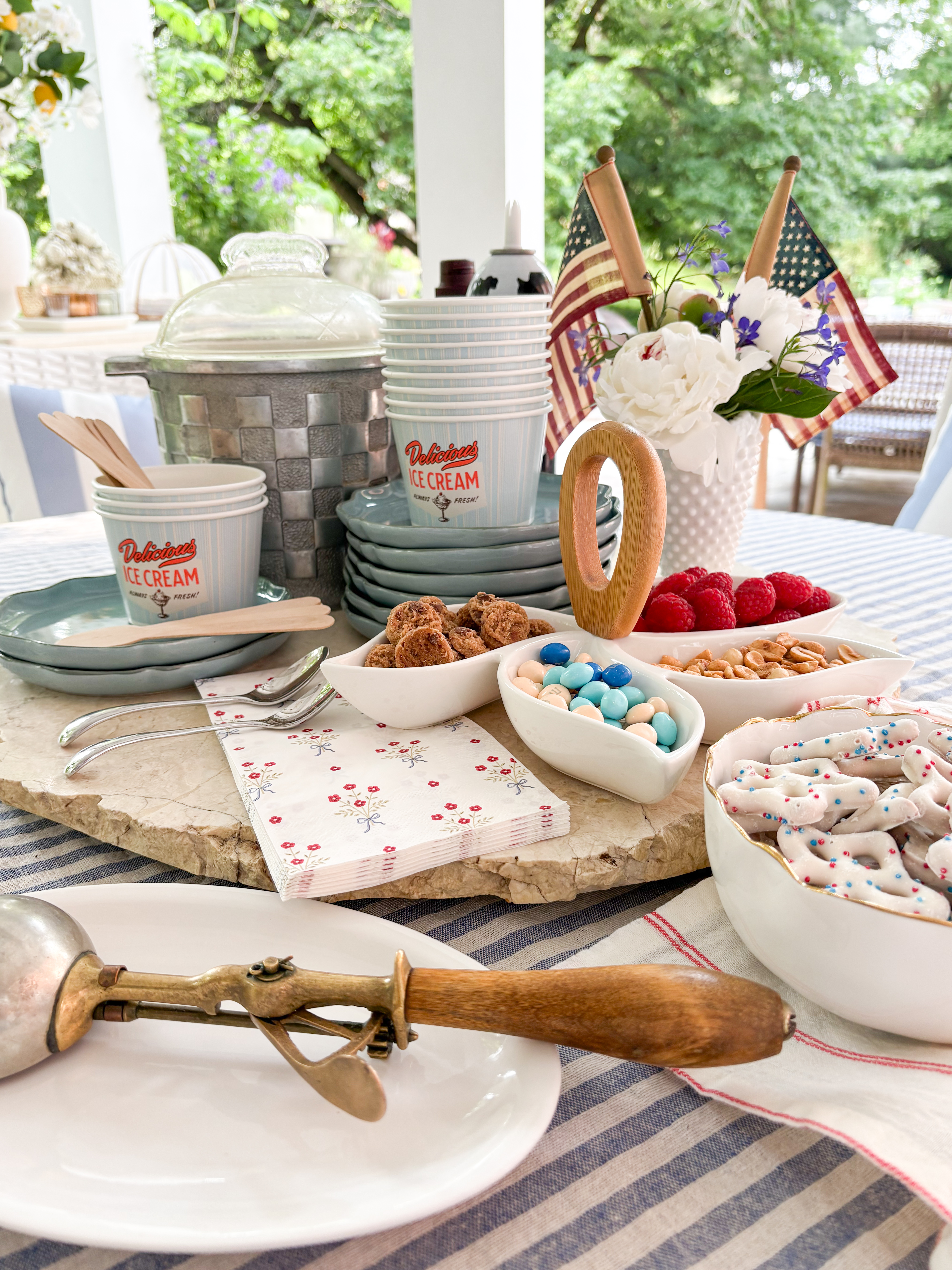 4th of July ice cream bar