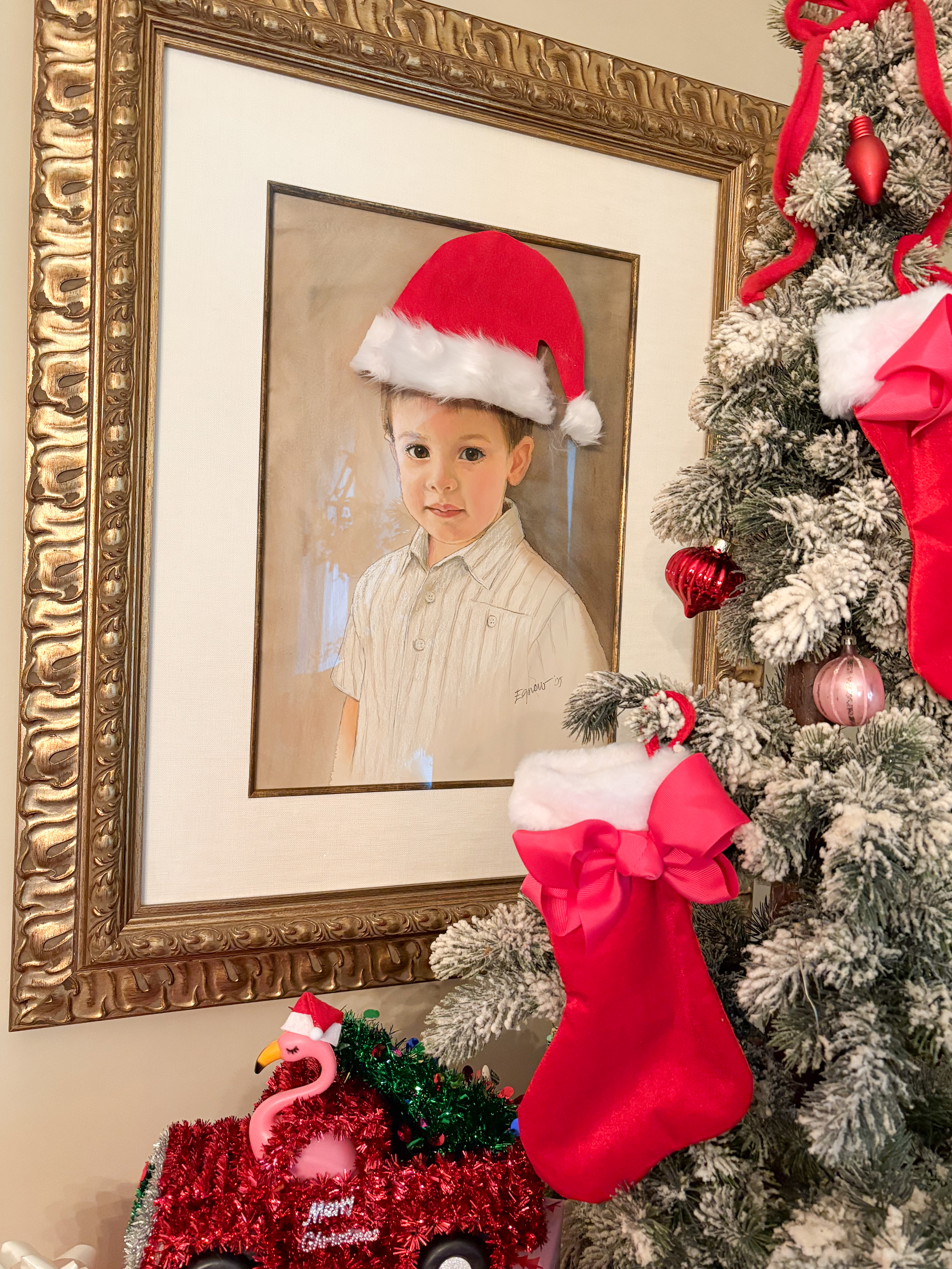 Christmas in july decor details