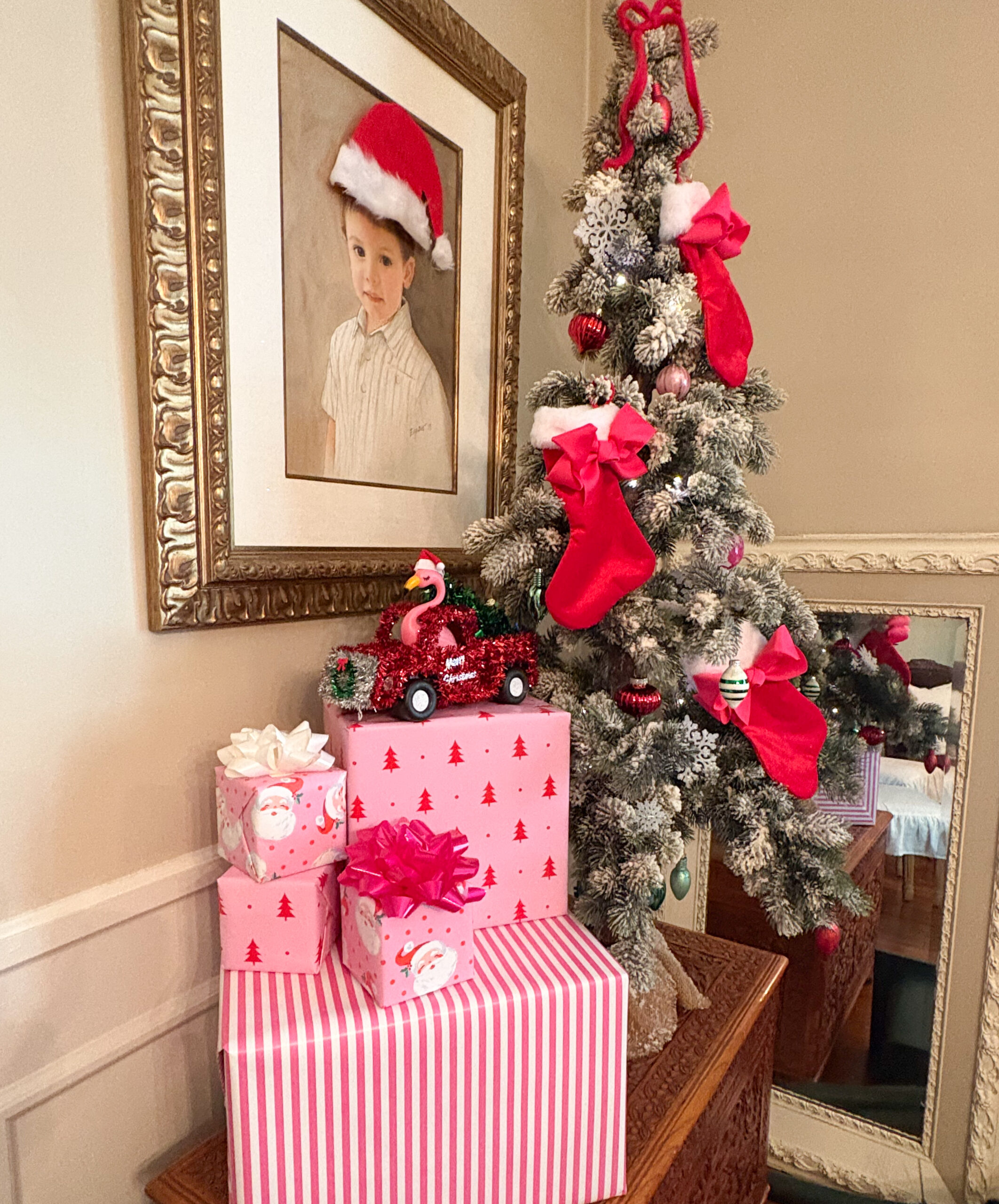 Christmas in July decor