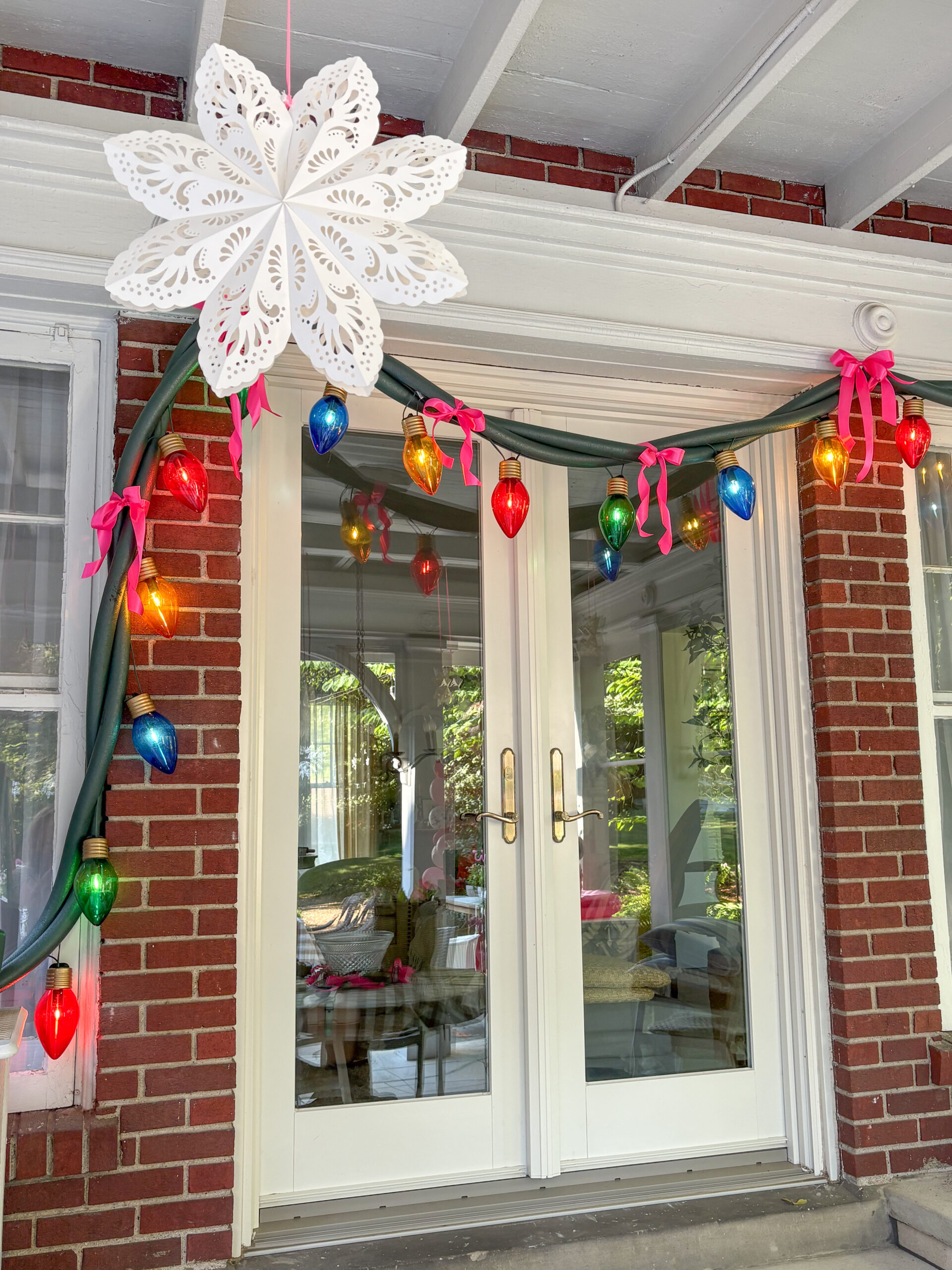 Christmas in july party DIY decor