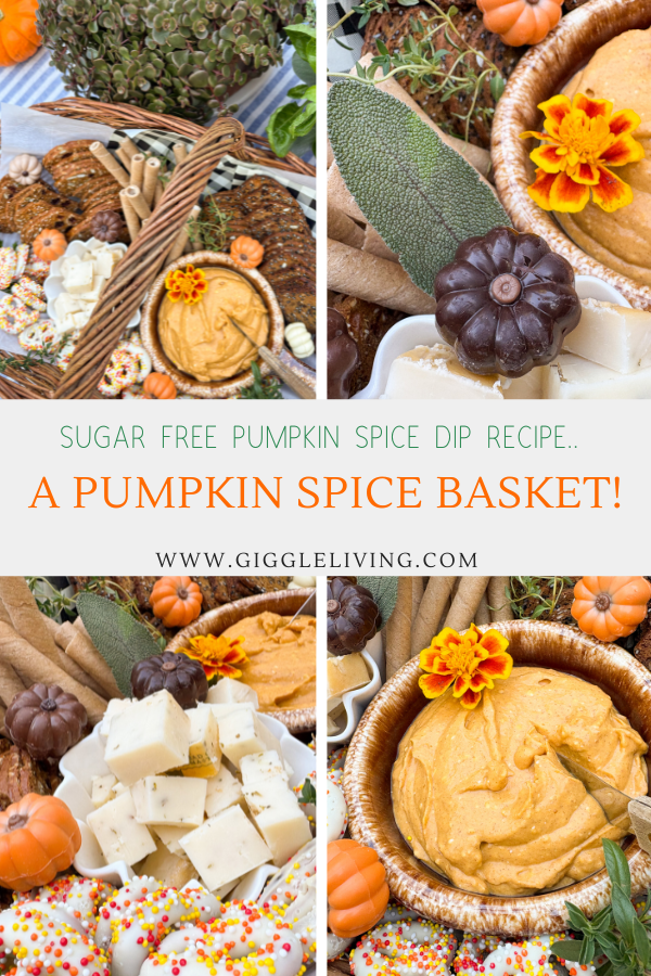 pumpkin spice basket with dip recipe