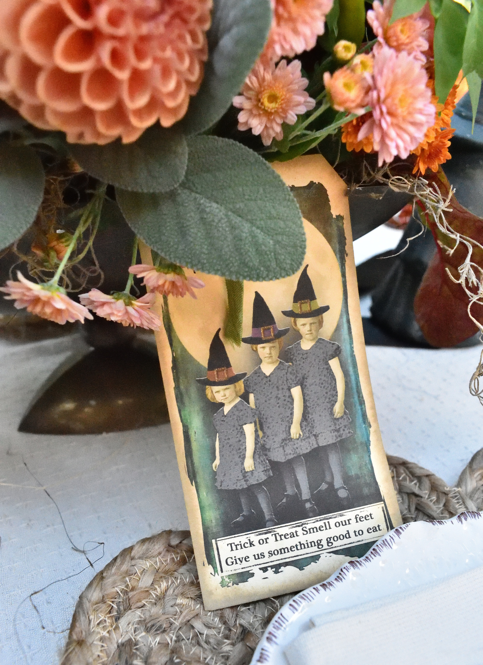 witch details for a Halloween party