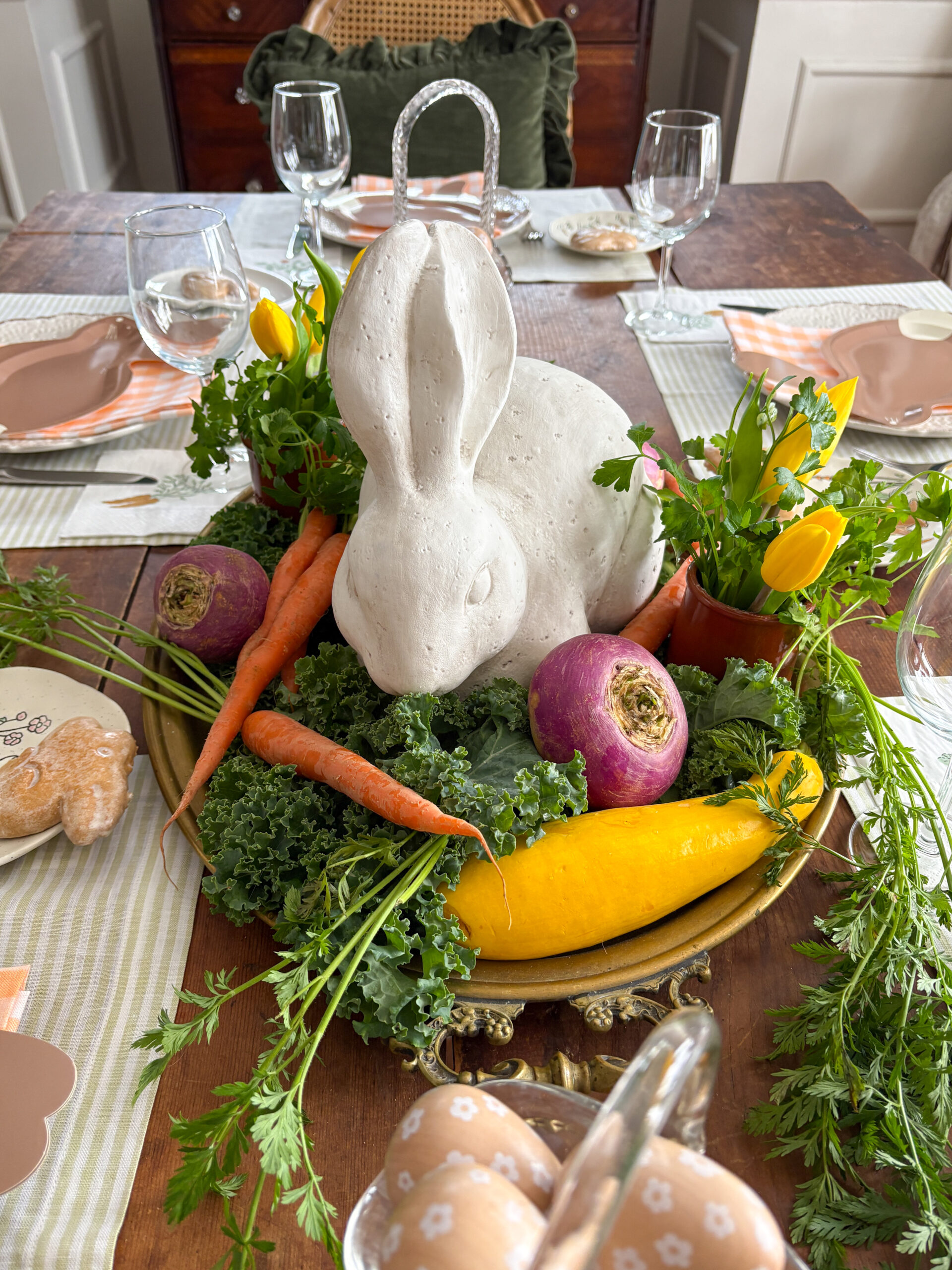 garden inspired Easter table