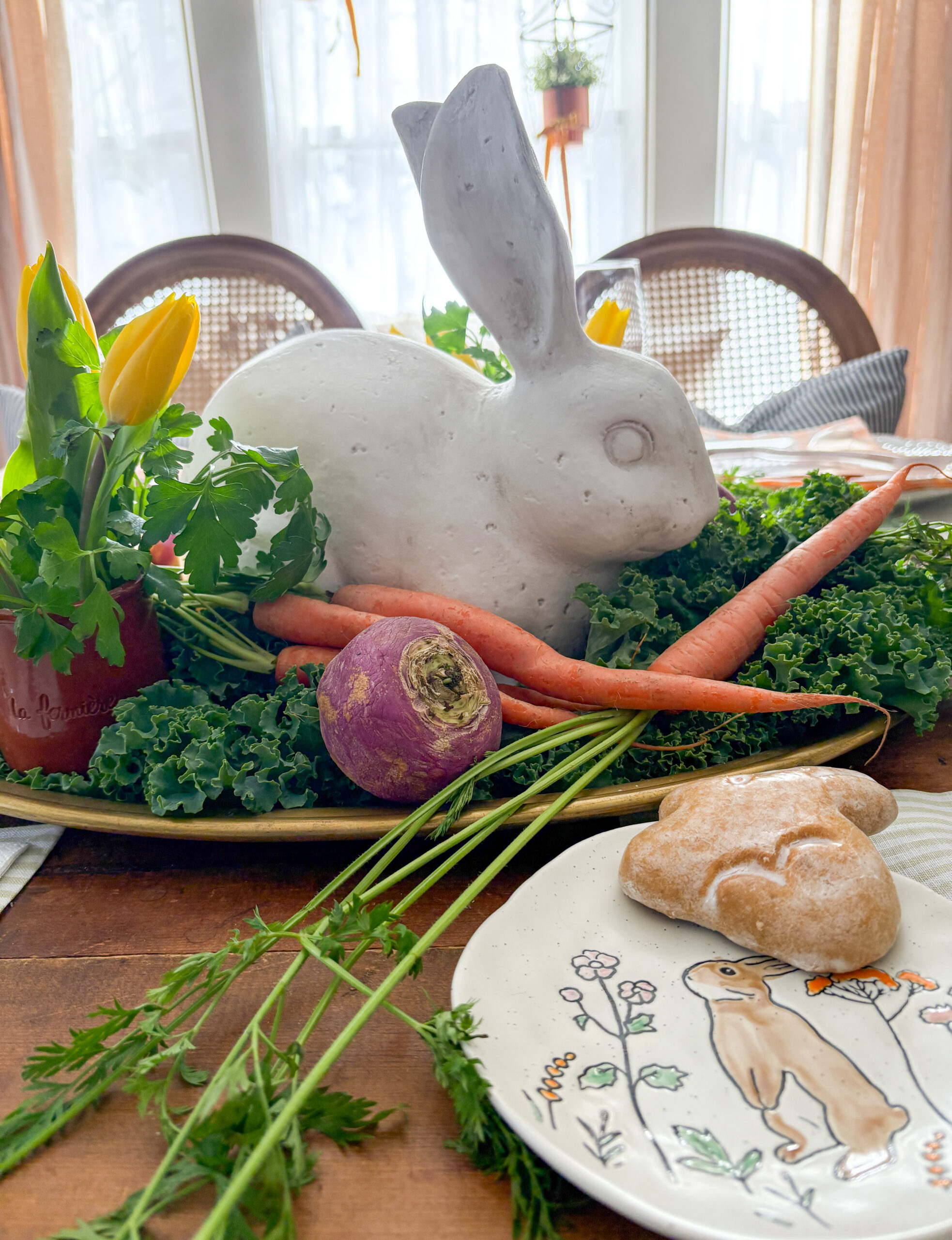 garden inspired Easter table